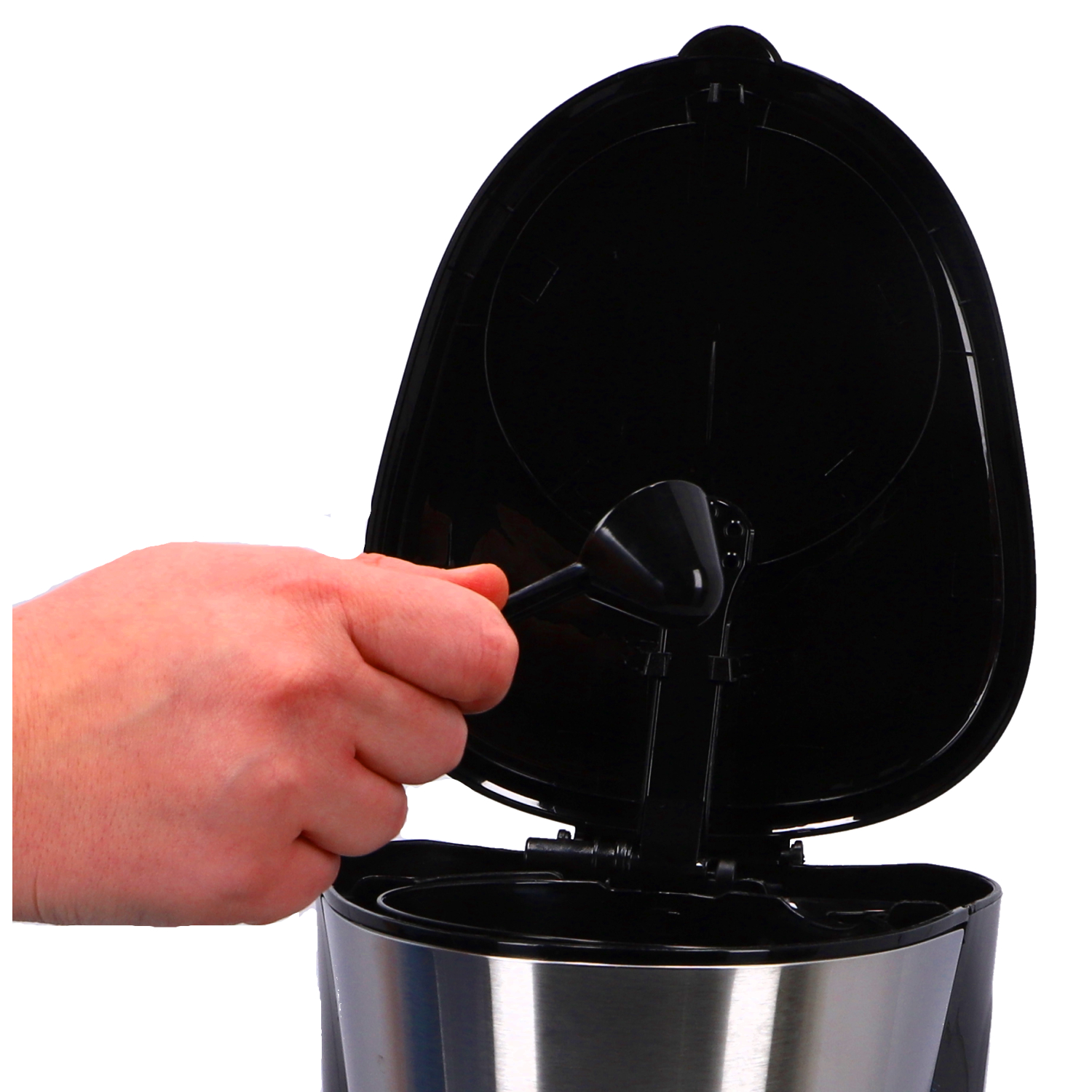 Inventum Koffiezetter 1.25l Zwart/rvs 10 Kopjes 7 Inventum Koffiezetter 1.25l Zwart/rvs 10 Kopjes - Afbeelding 5