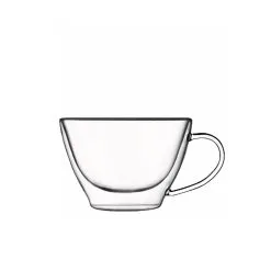 Luigi Bormioli Mok Dubbelwandig Laag Model 38,5 Cl Set Van 2