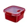 Curver Smart Magnetronbak Vierkant 1,1 L Rood -Keukengerei Winkel 101 1053 1 2