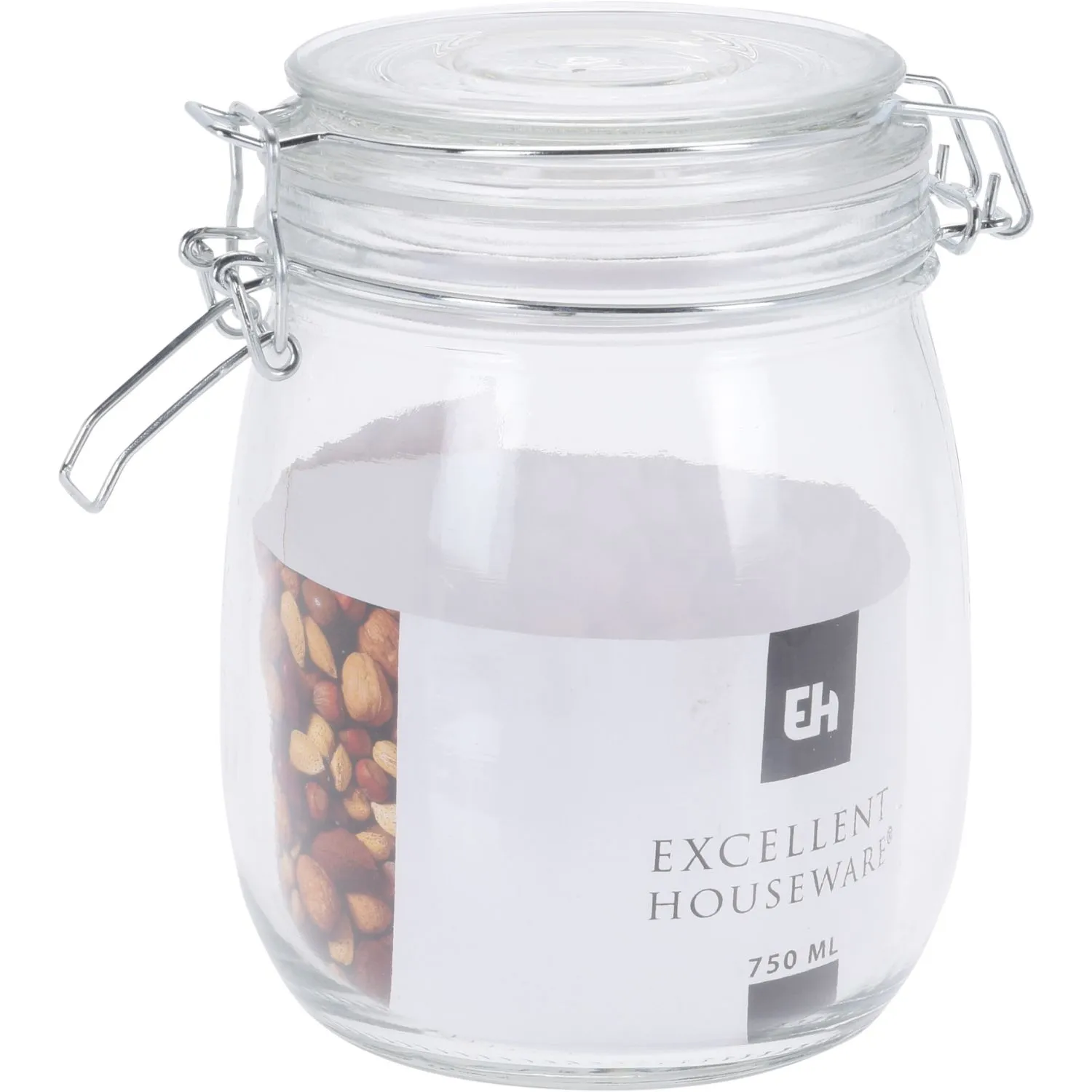 Excellent Houseware Voorraadpot Met Deksel 0,75 L 3 Excellent Houseware Voorraadpot Met Deksel 0,75 L