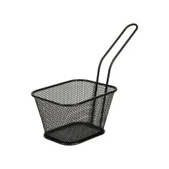 Gusta Frietmandje 10,5 X 8,5 Cm Mat Zwart