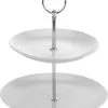 Excellent Houseware Etagere 2-laags Porselein -Keukengerei Winkel 101 2205 1 2