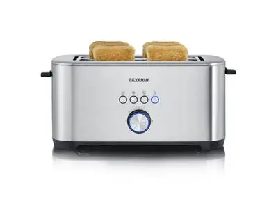 Severin Broodrooster Voor 4 Sneetjes XXL MetBagelfunctie AT 2512 5 Severin Broodrooster Voor 4 Sneetjes XXL MetBagelfunctie AT 2512 - Afbeelding 3