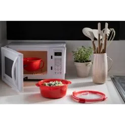 Curver Smart Magnetron Eco Vershoudbakje 1,6 L Rond Rood -Keukengerei Winkel 101 3117 3 1
