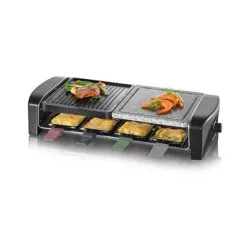 Severin Gourmet En Raclette-grill MetNatuurgrillsteen 8-persoons RG 9645 -Keukengerei Winkel 101 3699 4 1