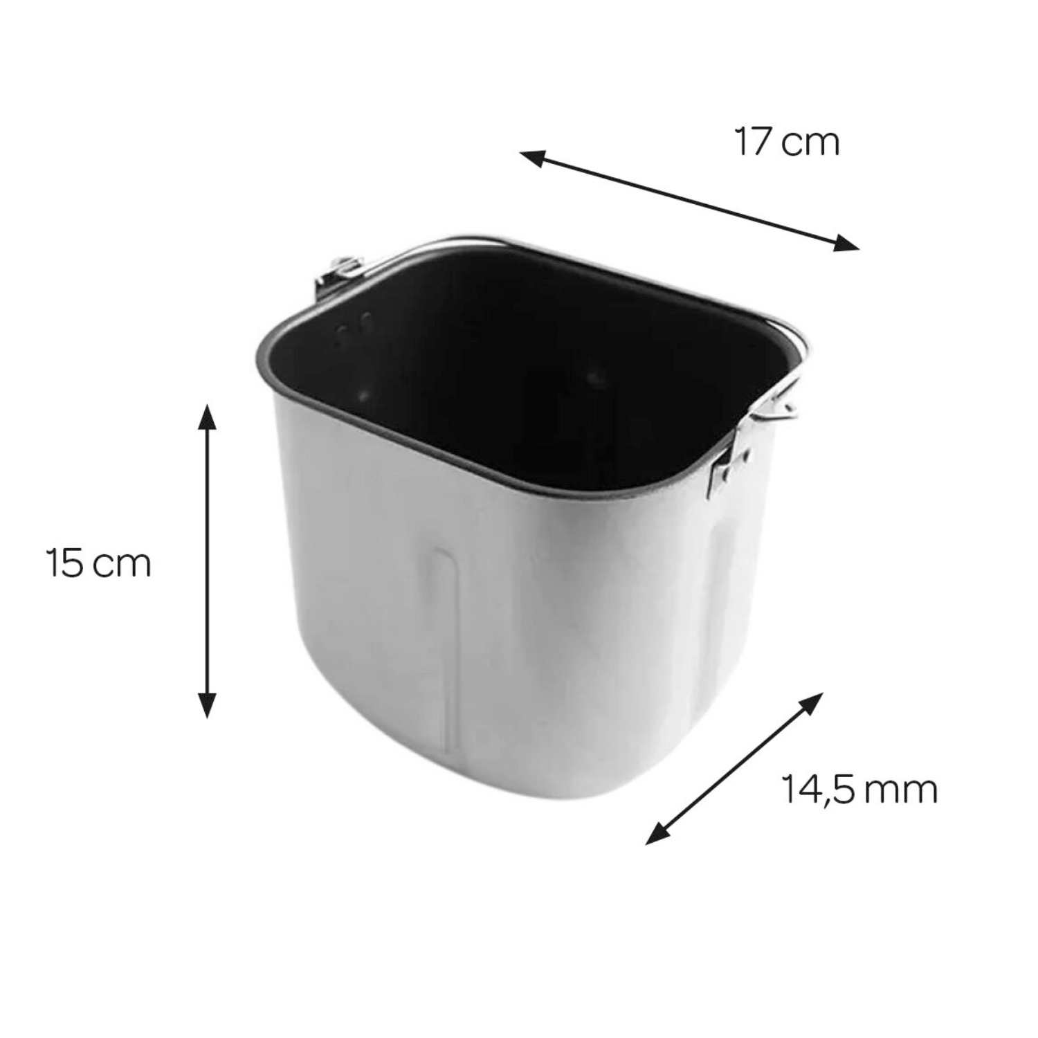 Inventum Broodbakmachine BM55 800 Gr Zwart 4 Inventum Broodbakmachine BM55 800 Gr Zwart - Afbeelding 3