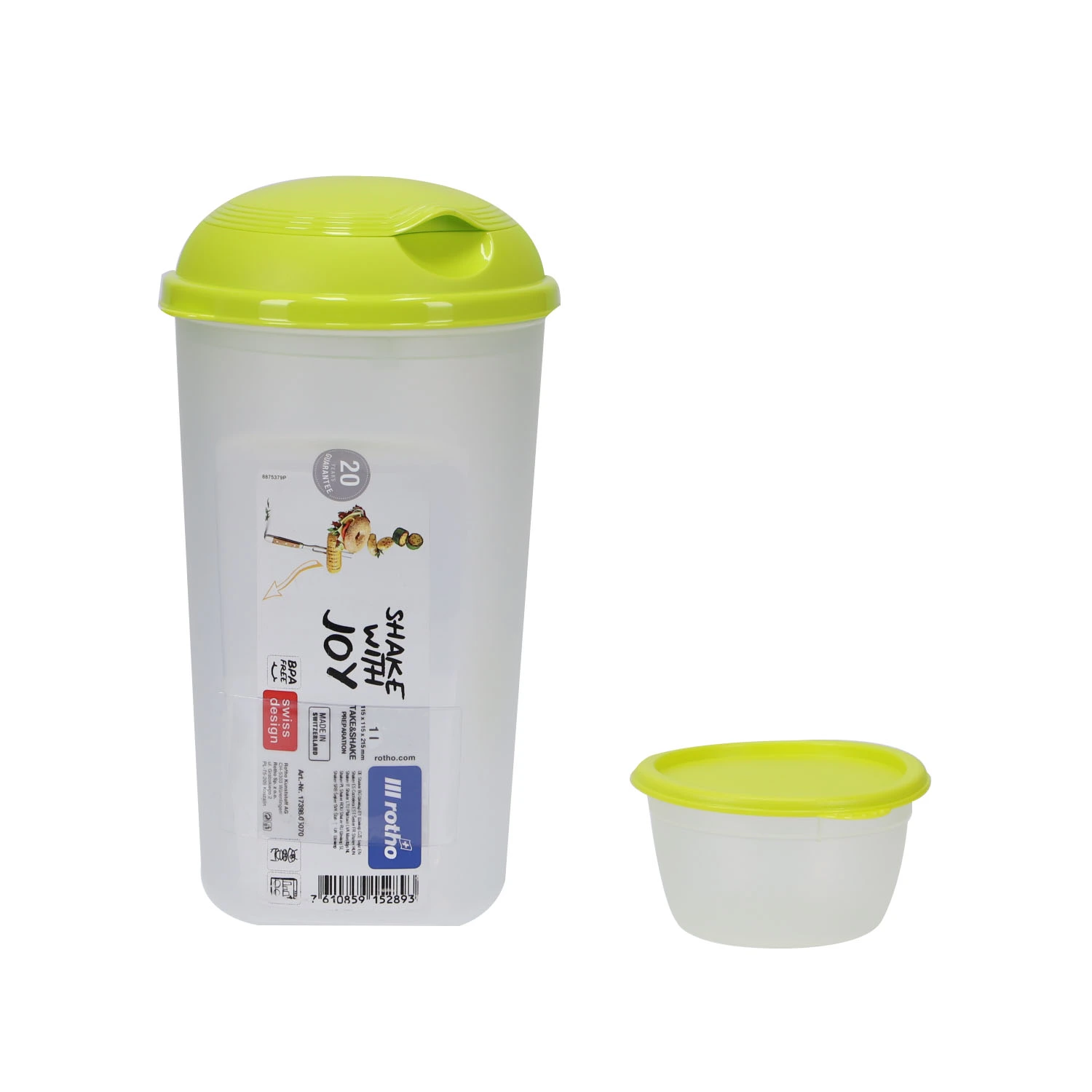 Rotho Sla Shaker Lime 3 Rotho Sla Shaker Lime