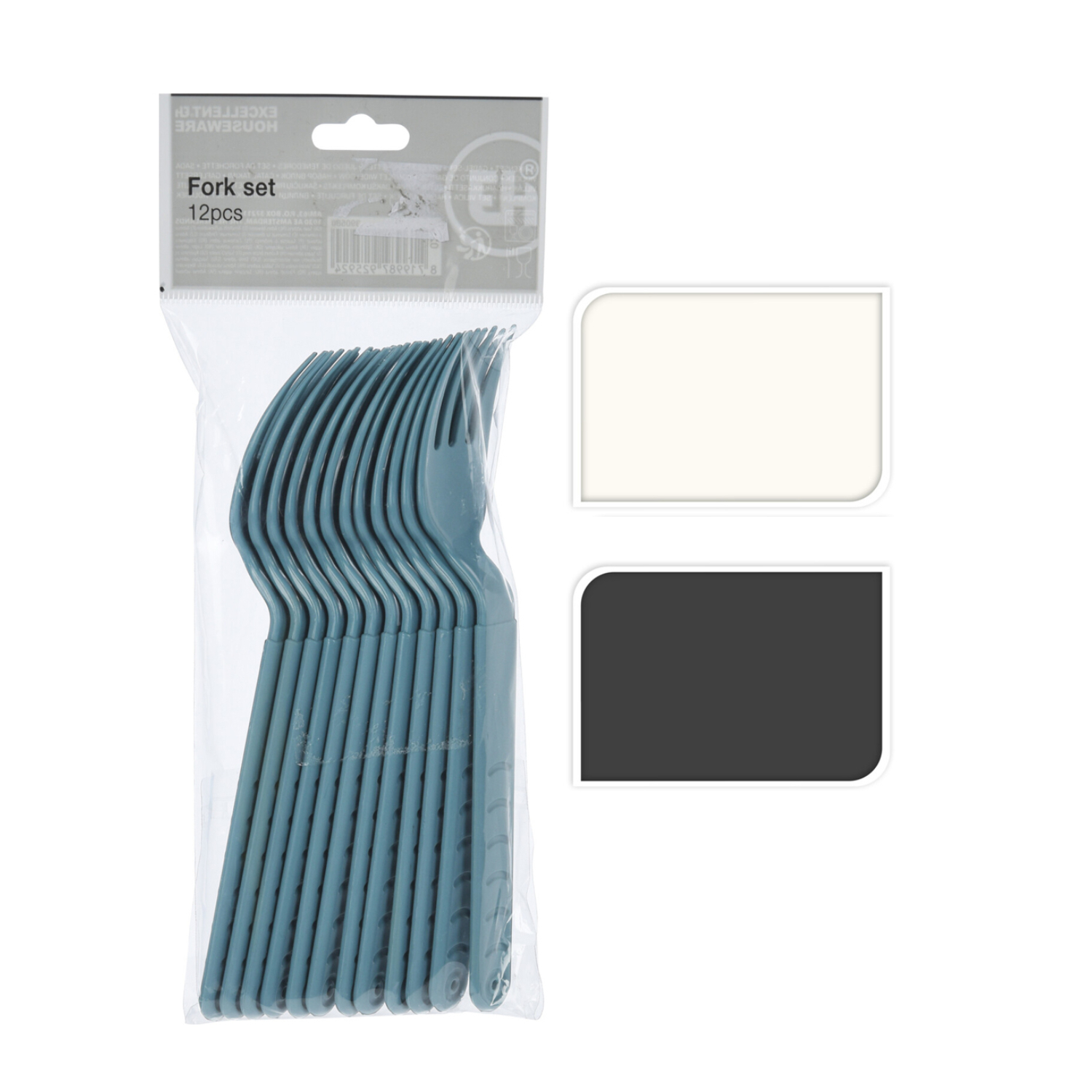 Excellent Houseware Vorkenset 18,5 Cm 12 Stuks 3 Excellent Houseware Vorkenset 18,5 Cm 12 Stuks