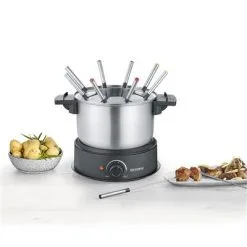 Severin Fondue 1500W 8-persoons Zwart FO 2470 -Keukengerei Winkel 101 6903 5 1