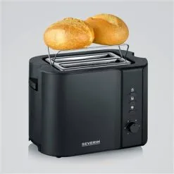 Severin Broodrooster 800W Mat-zwart RVS AT 9552 -Keukengerei Winkel 101 9552 4 1
