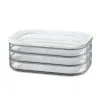 Mepal Modula Vleeswarendoos 3-laags Witte Deksel 1 Mepal Modula Vleeswarendoos 3-laags Witte Deksel -Keukengerei Winkel 101 9676 3
