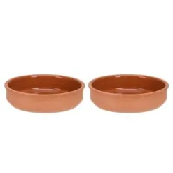Excellent Houseware Tapasschalen Terracotta 2 Stuks