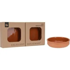 Excellent Houseware Tapasschalen Terracotta 2 Stuks -Keukengerei Winkel 102 0030 3 1