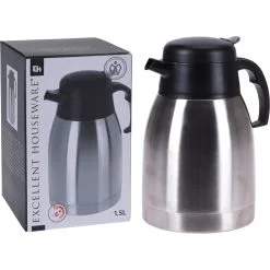 Excellent Houseware Koffiekan 1.5 Liter Rvs -Keukengerei Winkel 102 0600 3 1
