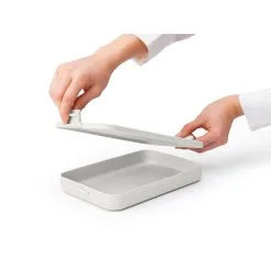 Brabantia Make & Take Lunchbox Plat Lichtgrijs -Keukengerei Winkel 102 2841 3 1