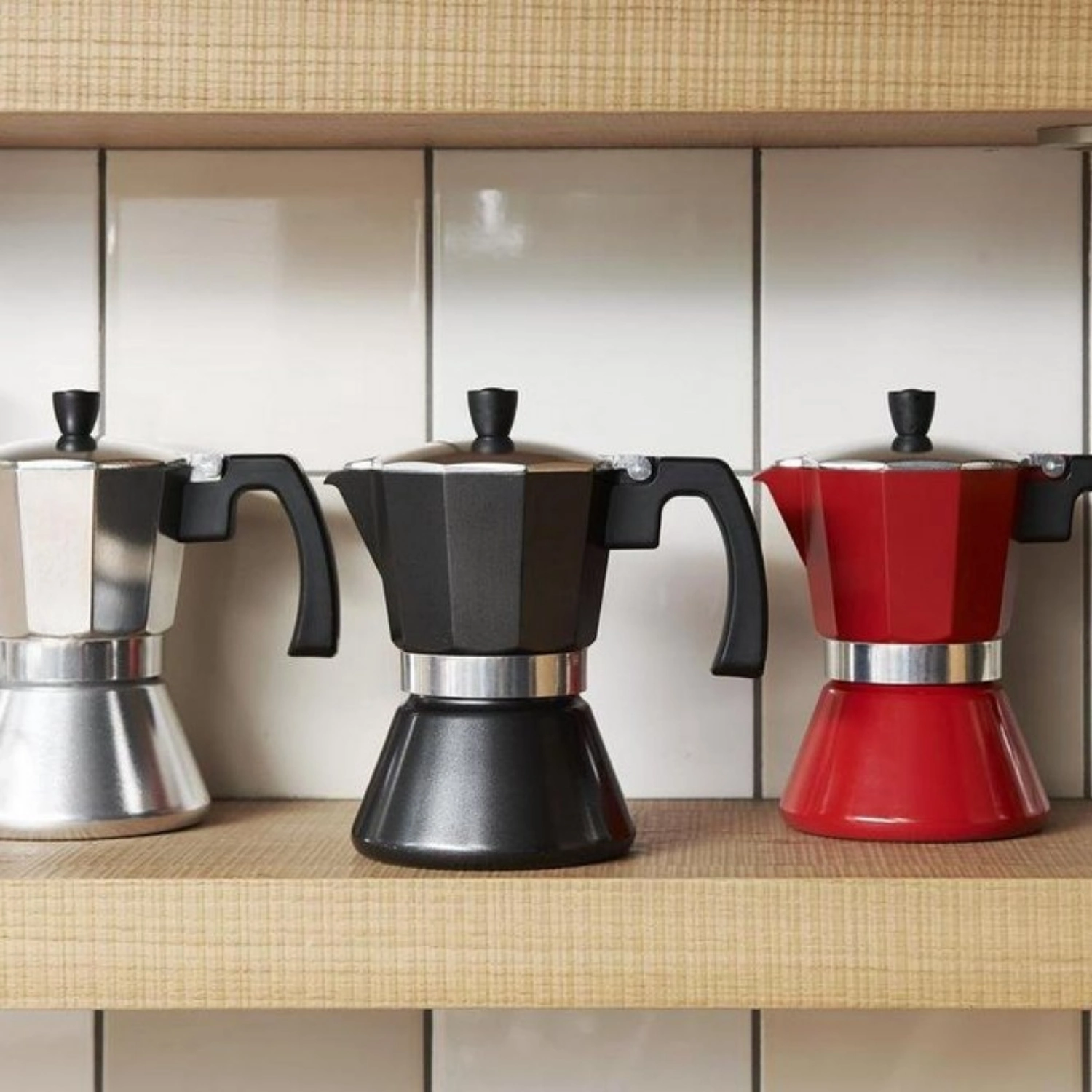 Bredemeijer Espressomaker Tivoli 6 Kops Aluminium 4 Bredemeijer Espressomaker Tivoli 6 Kops Aluminium - Afbeelding 2