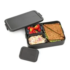 Brabantia Make & Take Bento Lunchbox Groot Donkergrijs -Keukengerei Winkel 102 3480 3 1