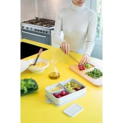 Brabantia Make & Take Bento Lunchbox Groot Lichtgrijs -Keukengerei Winkel 102 3503 6 1