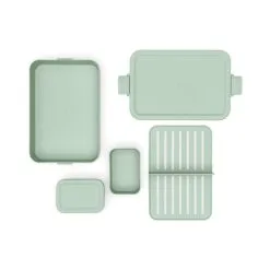 Brabantia Make & Take Bento Lunchbox Groot Jade Groen -Keukengerei Winkel 102 3527 4 1