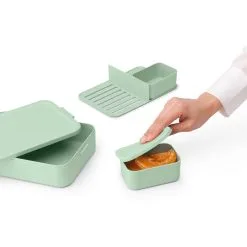 Brabantia Make & Take Bento Lunchbox Groot Jade Groen -Keukengerei Winkel 102 3527 5 1