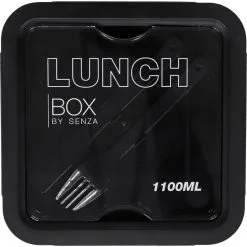 Senza Lunch Box 1100 Ml Tarwestro Zwart -Keukengerei Winkel 102 4460 5 1