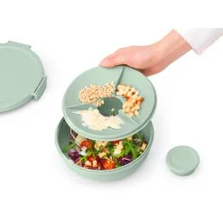 Brabantia Make En Take Salade Lunchkom 1,3 Liter Jade Groen -Keukengerei Winkel 102 6382 4 1