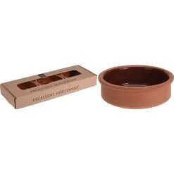 Excellent Houseware Tapasschalen Terracotta3 Stuks -Keukengerei Winkel 102 8083 3 1