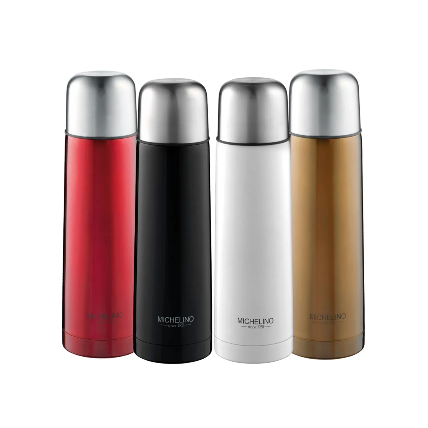Michelino Thermosfles 1 Liter Assorti 3 Michelino Thermosfles 1 Liter Assorti
