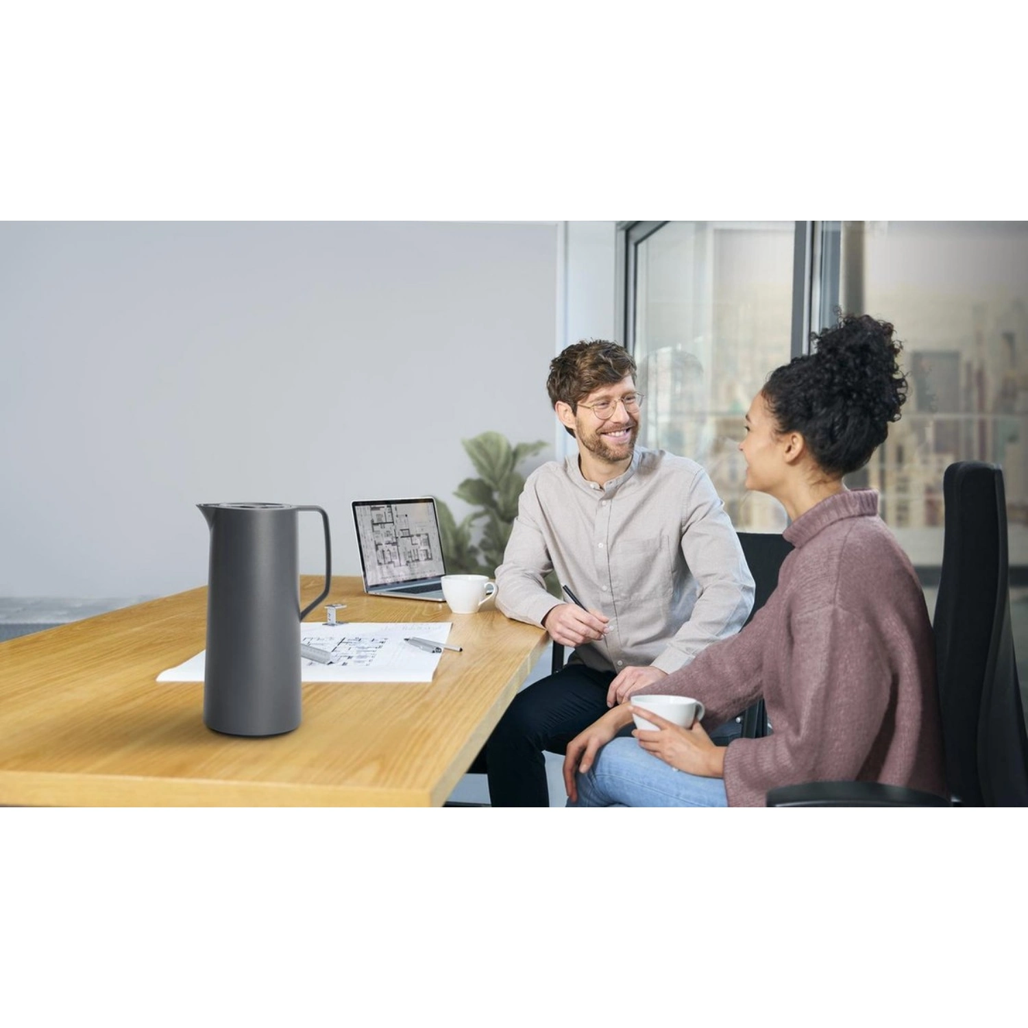 Tefal Motiva Isoleerkan 1 Liter Grijs 6 Tefal Motiva Isoleerkan 1 Liter Grijs - Afbeelding 4