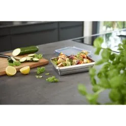 Tefal Masterseal RVS Vershouddoos Rechthoek 1.2 L -Keukengerei Winkel 104 0510 5 1