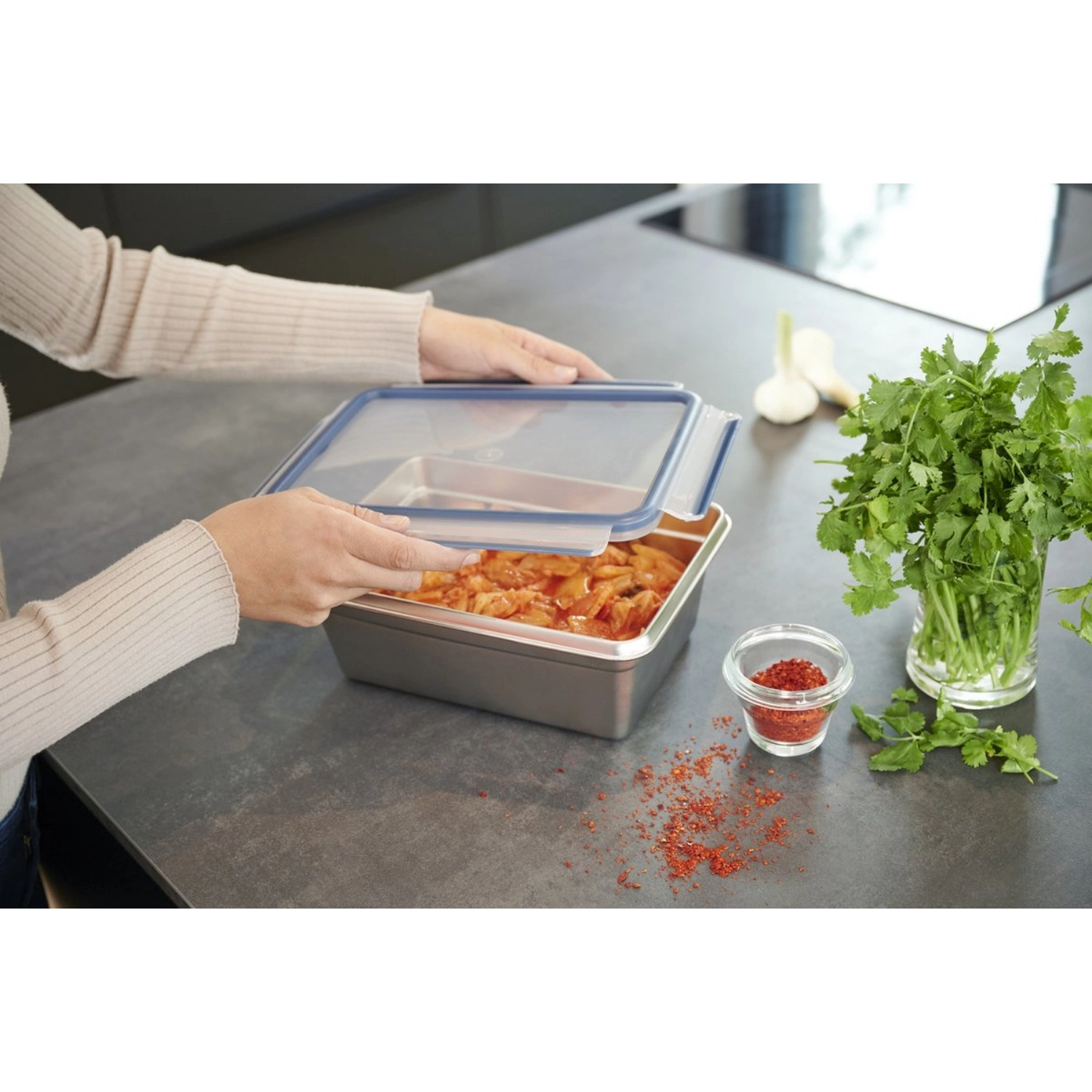 Tefal Masterseal RVS Vershouddoos Rechthoek 3.0 L 6 Tefal Masterseal RVS Vershouddoos Rechthoek 3.0 L - Afbeelding 4