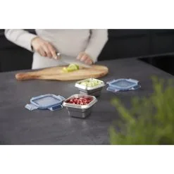 Tefal Masterseal RVS Vershouddoos Vierkant 0.2 L -Keukengerei Winkel 104 0810 6 1