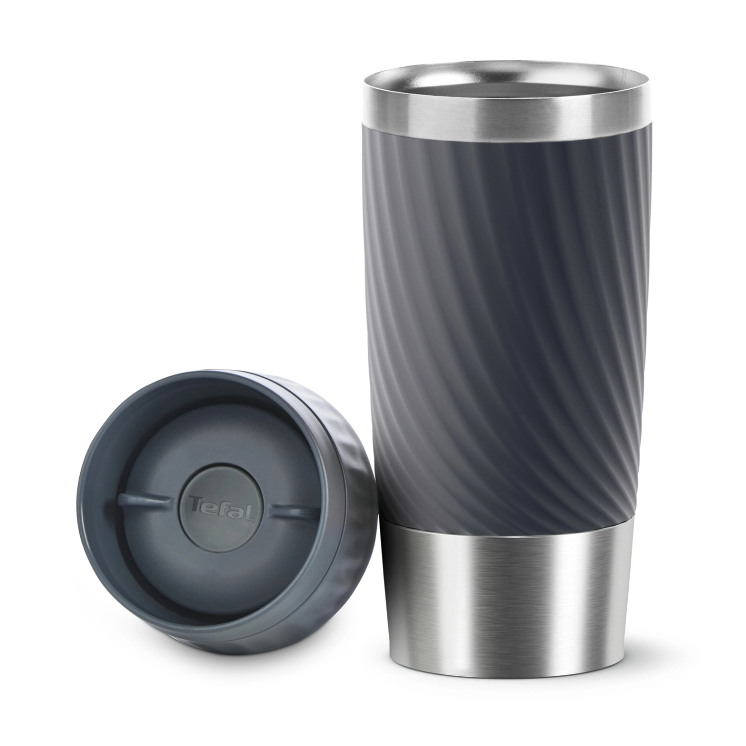 Tefal Travel Mug Easy Twist Isoleerbeker Antraciet 3 Tefal Travel Mug Easy Twist Isoleerbeker Antraciet