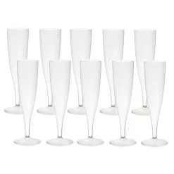 Duni Champagneglazen Crystallo Plastic 10 Stuks -Keukengerei Winkel 105 0145 3 1