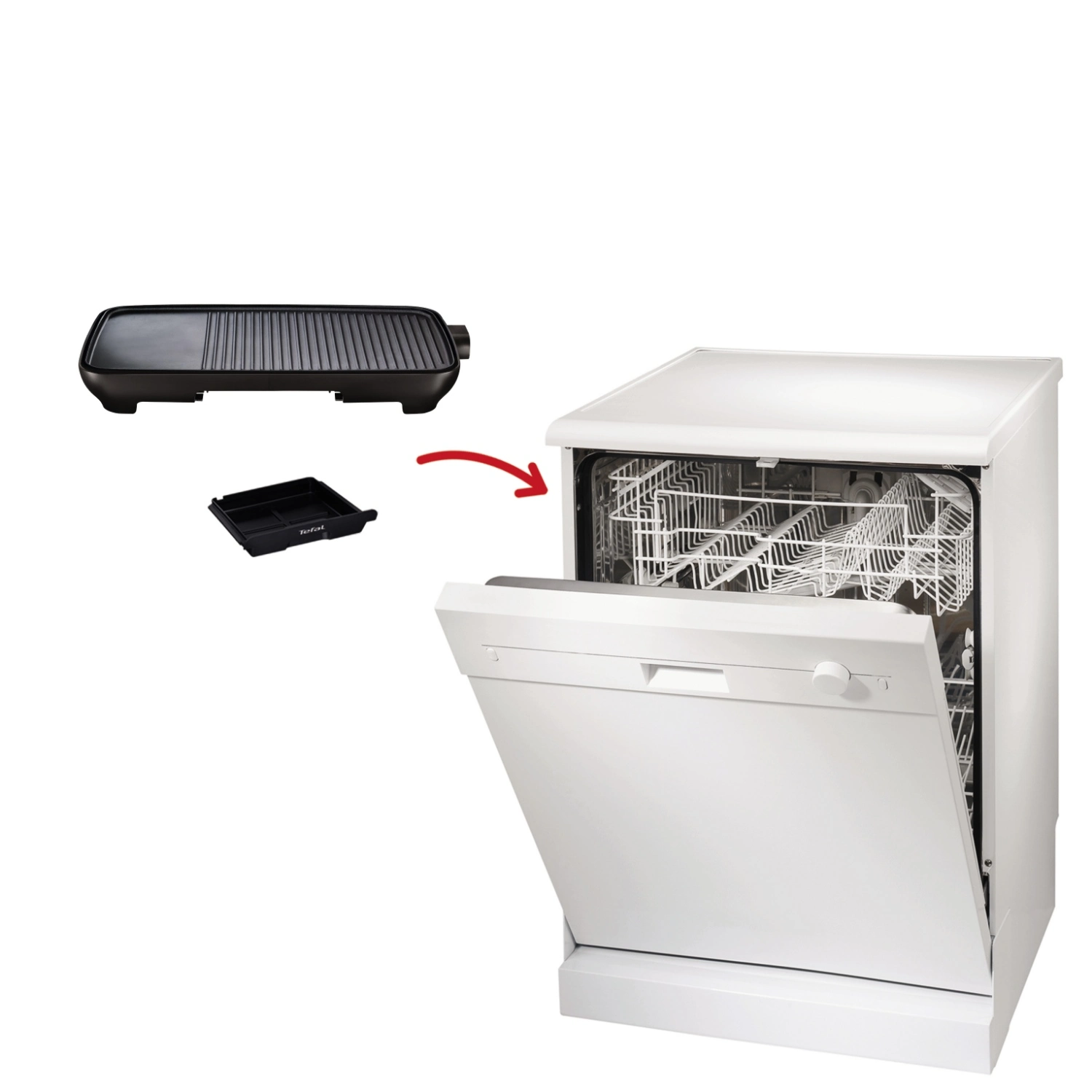 Tefal Bak- En Grillplaat Plancha Compact 9 Tefal Bak- En Grillplaat Plancha Compact - Afbeelding 7