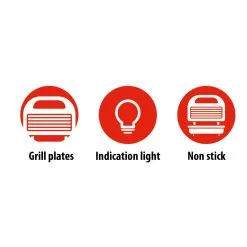 Alpina Contactgrill 750W -Keukengerei Winkel 209 6779 8 1