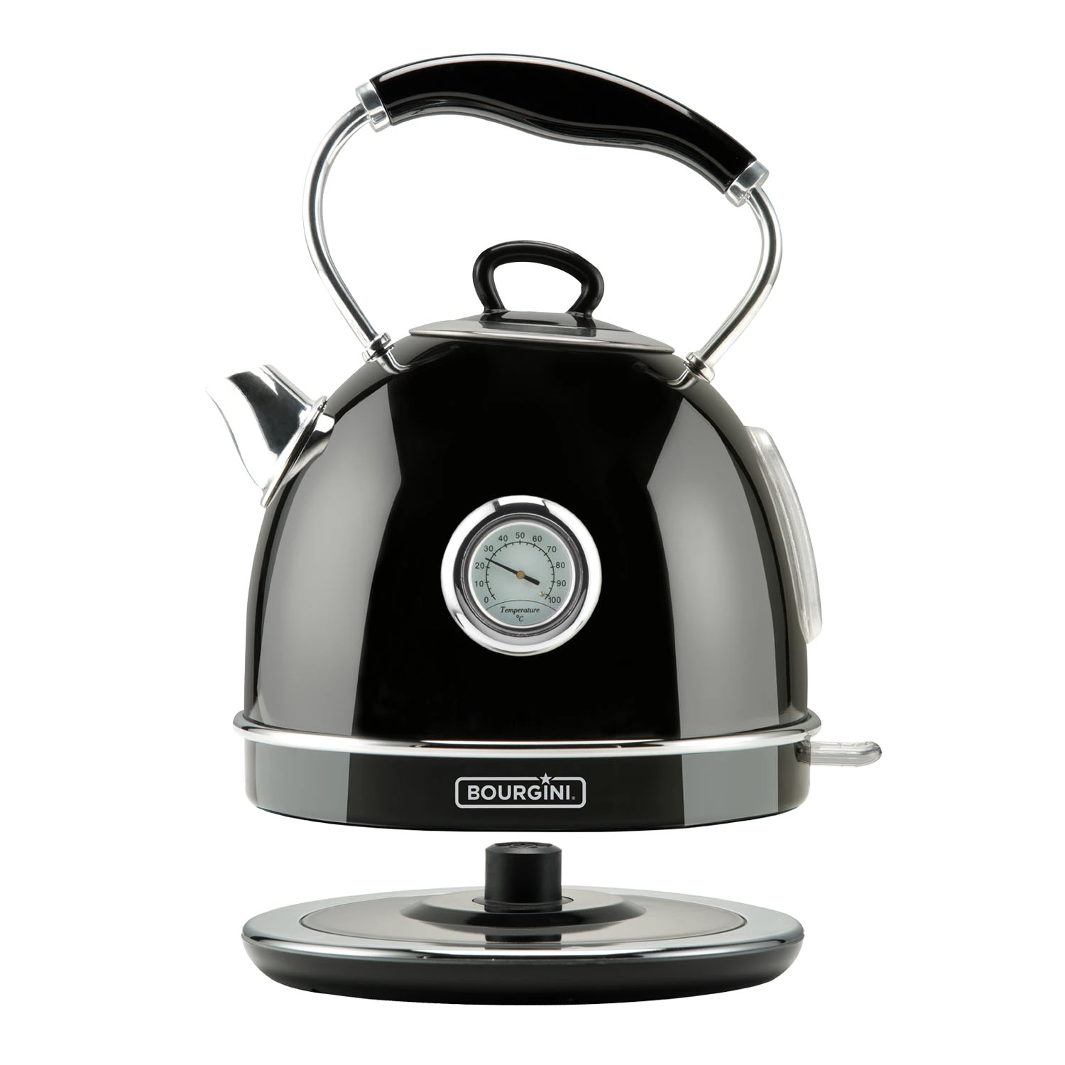 Bourgini Waterkoker Nostalgic Thermo Black 1.7L 4 Bourgini Waterkoker Nostalgic Thermo Black 1.7L - Afbeelding 2