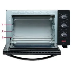 Inventum Oven OV207B 20 L 1380W Zwart -Keukengerei Winkel 210 2270 6 1 1
