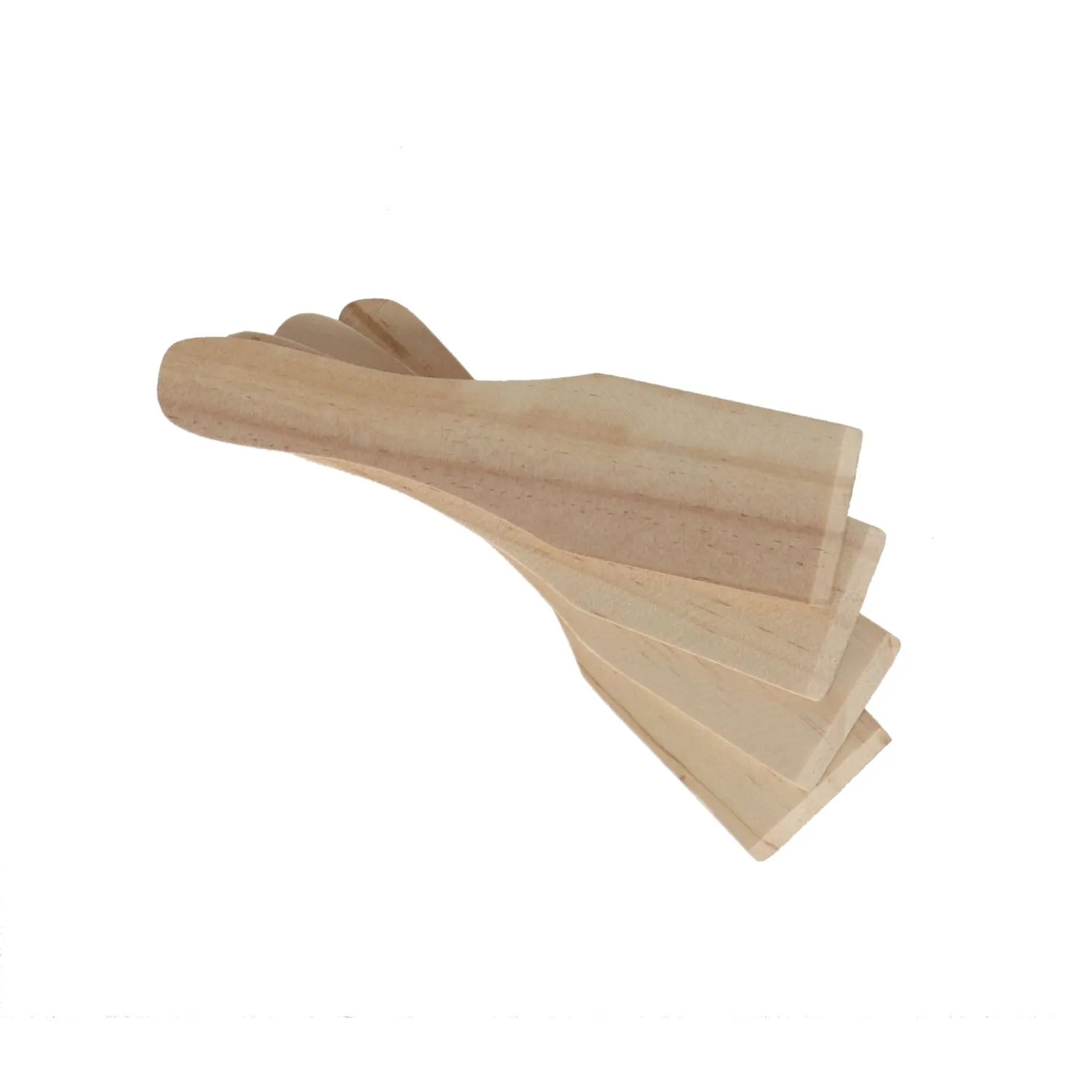 Gourmetspatels Hout Set Van 4 5 Gourmetspatels Hout Set Van 4 - Afbeelding 3