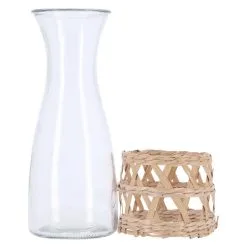 Merkloos Karaf Met Rattan 1200 Ml -Keukengerei Winkel a391ba30b11e39a9bbeb54317aad0004