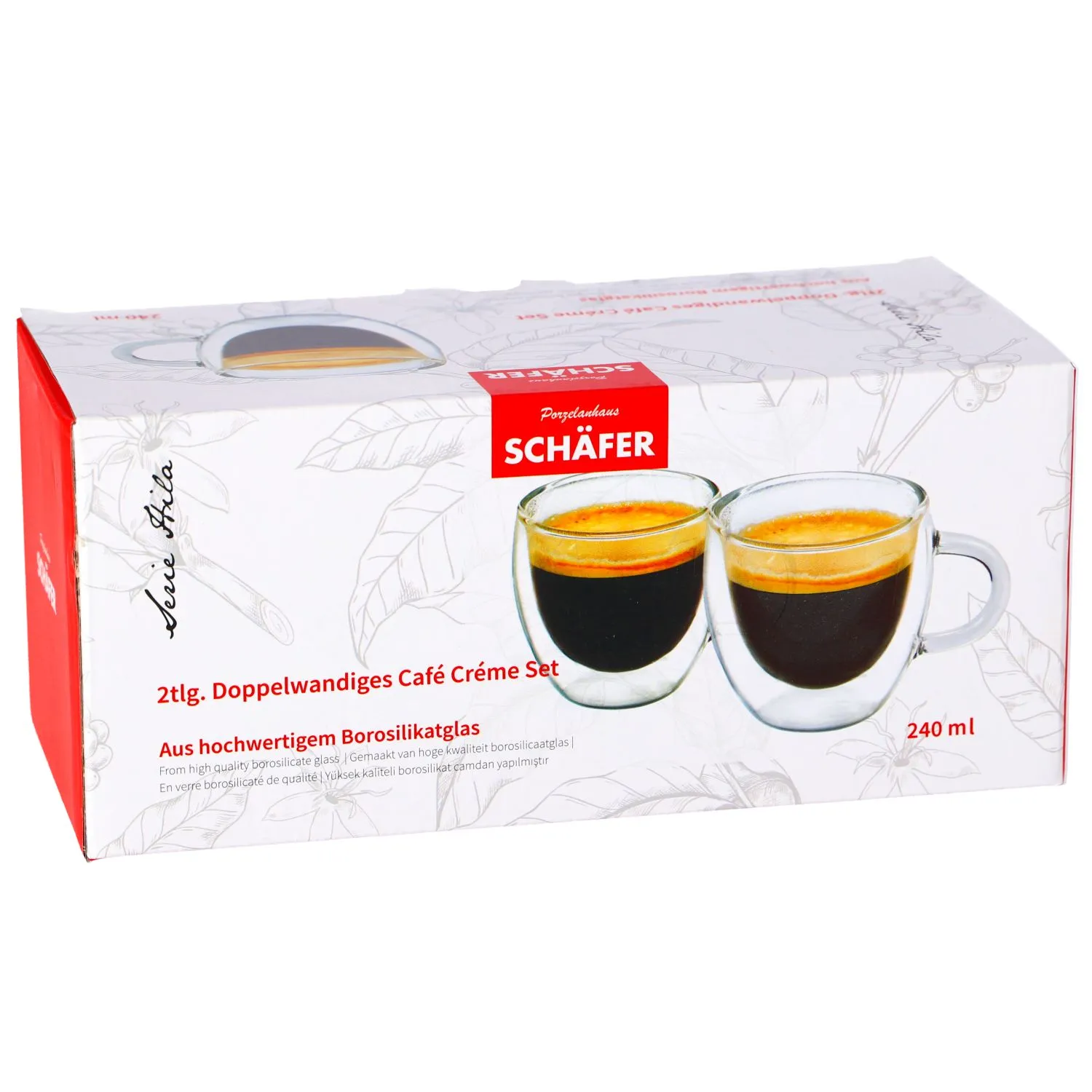 Mok Dubbelwandig 240ml Set Van 2 3 Mok Dubbelwandig 240ml Set Van 2