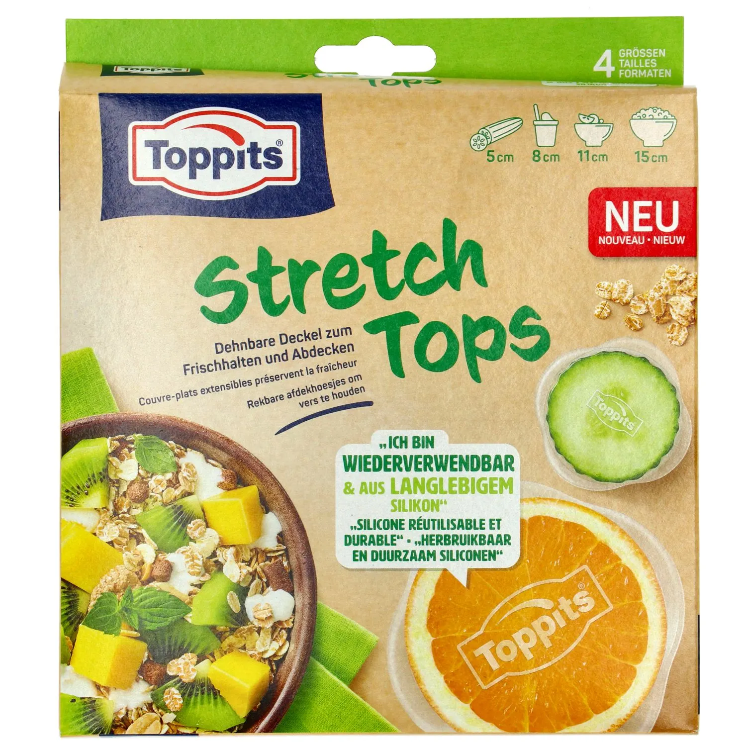 Toppits Stretch Tops 5,8,11,15 CM 4 Toppits Stretch Tops 5,8,11,15 CM - Afbeelding 2